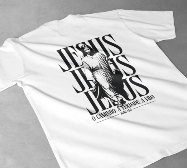 Camiseta O Caminho A Verdade A Vida Manto Vivo