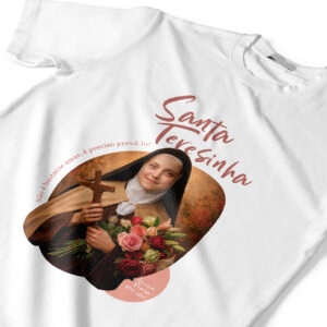 Camiseta Santa Terezinha Manto Vivo