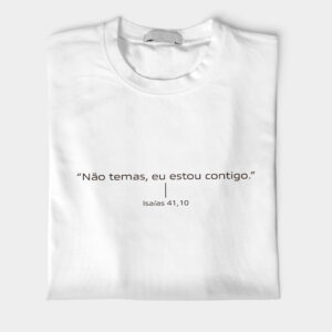 Camiseta Isaías 41,10 da Manto Vivo